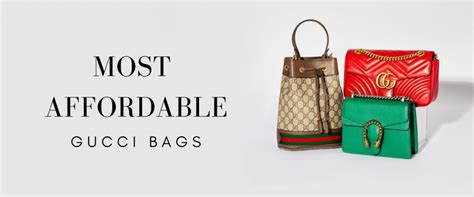 gucci bags lwyest collection|most affordable Gucci bag.